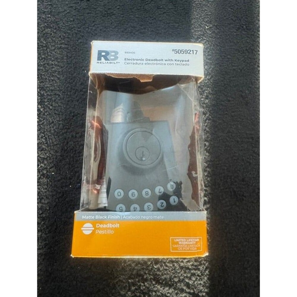 RELIABILT Bragg Electronic Deadbolt with Keypad